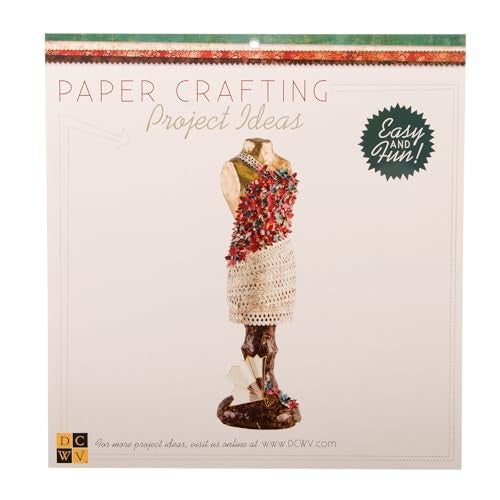 DCWV Premium Cardstock Paper 12x12, 48 Sheets of Scrapbook Paper for Crafts and Card Making, Single Sided Heavy Duty Cardstock with Glitter Accents - Far East - Image 2