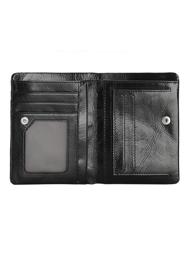 CONTACTS - Leather Bifold Wallet Black - Image 1