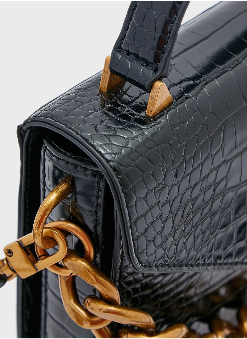 GUESS - Retour Flap Over Crossbody Bag - Image 1