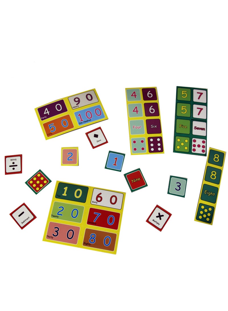 English Magnetic Numbers Box Game Consists of (52 Pieces) - Image 3
