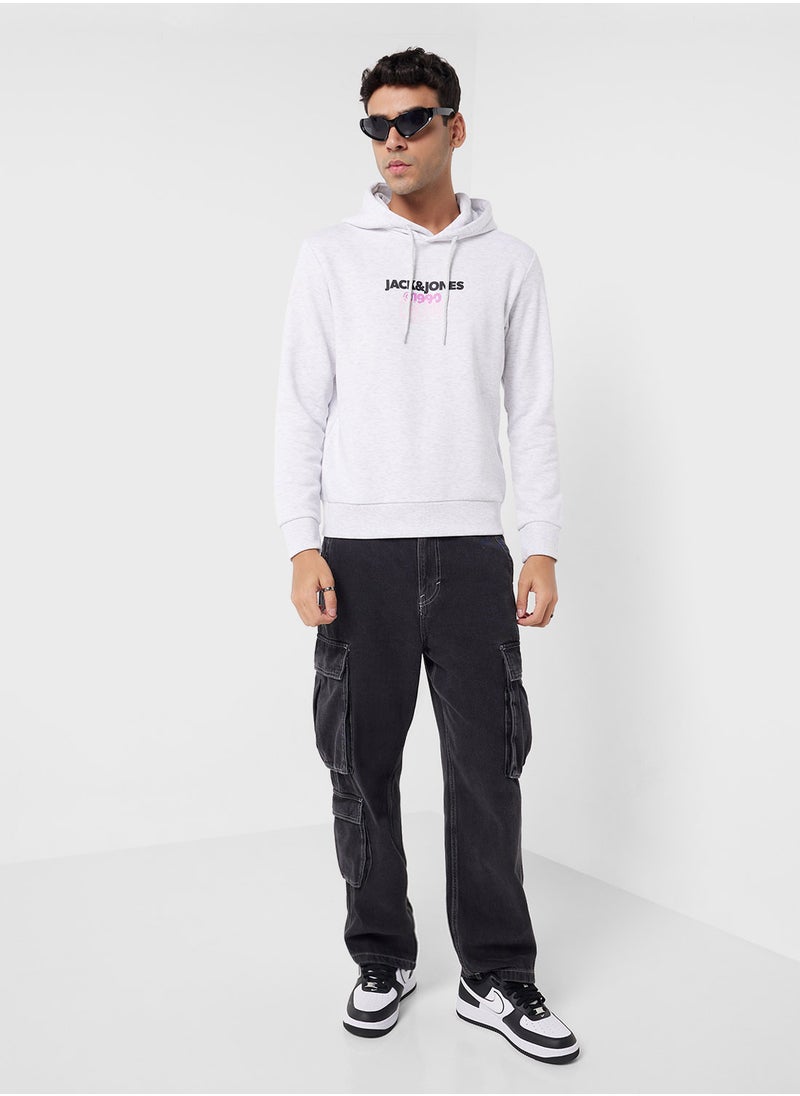 JACK & JONES Jorbushwick Drawstring Logo Hoodie  - Image 4
