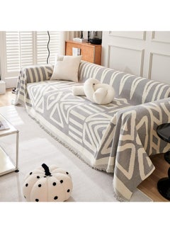 FASHION HOME Double Sided Chenille Sofa Cover Throw Blanket  - Image 4