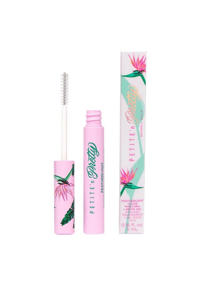Featherlight Clear Mascara And Brow Gel For Kids Children Tweens And Teens Dual Purpose Clear Finish For Brows And Lashes Non Toxic And Made In The Usa