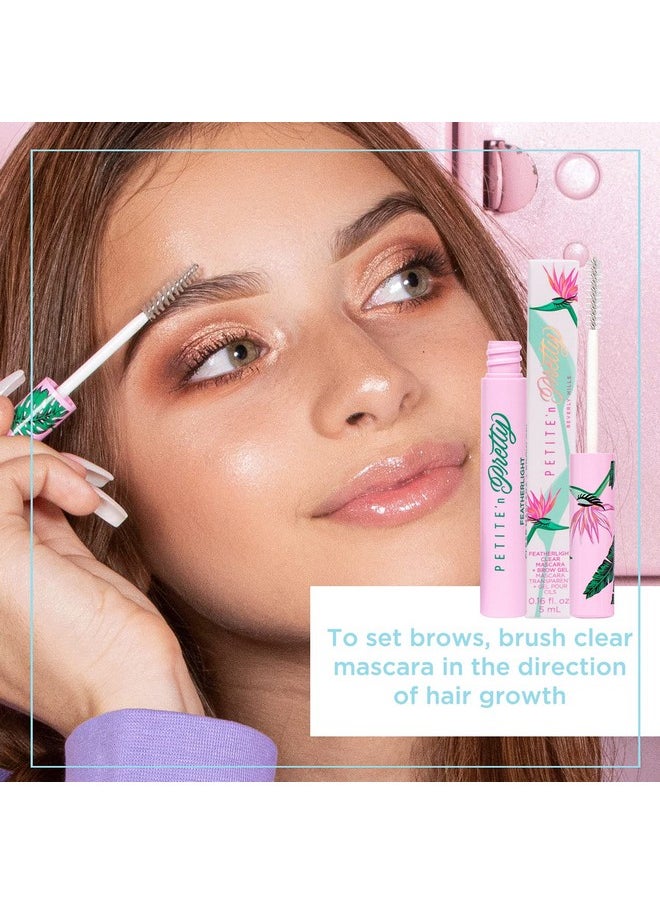 Featherlight Clear Mascara And Brow Gel For Kids Children Tweens And Teens Dual Purpose Clear Finish For Brows And Lashes Non Toxic And Made In The Usa