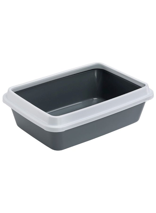 Ferplast Dodo Cat Litter Tray – Assorted Colors (42.5 × 31 × 13cm)