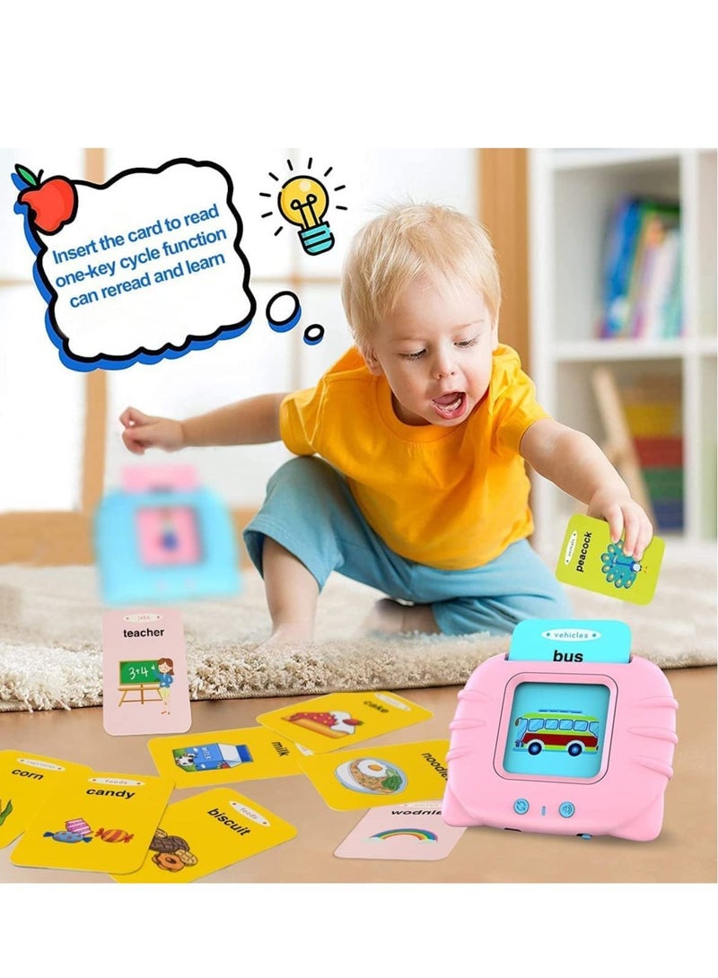 English Enlightenment Card Type Early Education Machine ， Toddler learning Toys， Suitable for 1-3 years Old Children Electronic Learning Toys/ Suitable for Daycare, Preschool, Kindergarten/Boys, Girls - Image 3