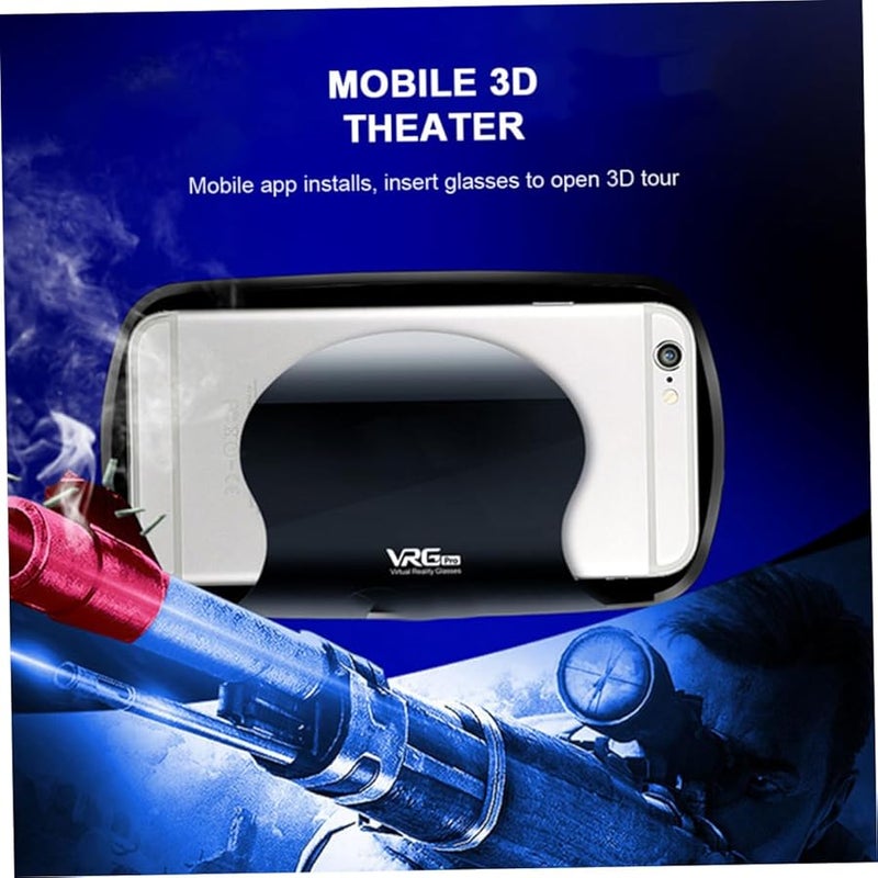 Universal VR Headset for Smartphones 3D Movies and Video Games Compatible with 5 7 Inch Phones - Image 4