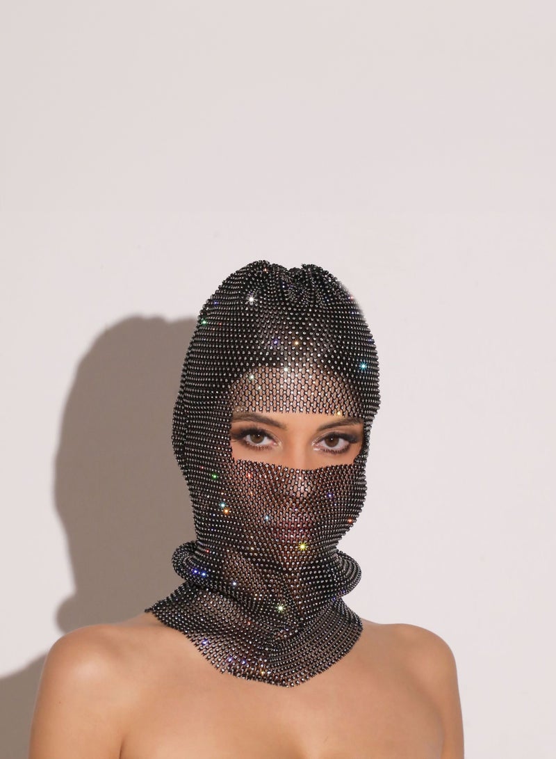 New Music Festival Personalized Hollow Diamond Headmask,Sunscreen Full Face Mask - Image 1