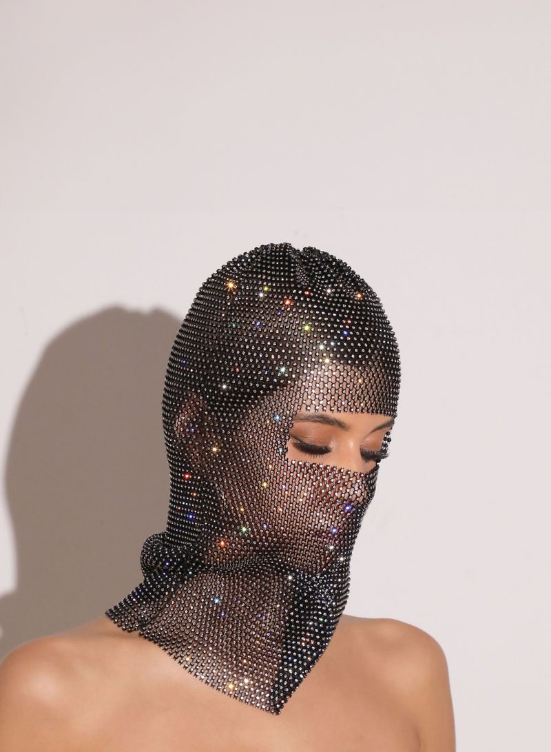 New Music Festival Personalized Hollow Diamond Headmask,Sunscreen Full Face Mask - Image 2