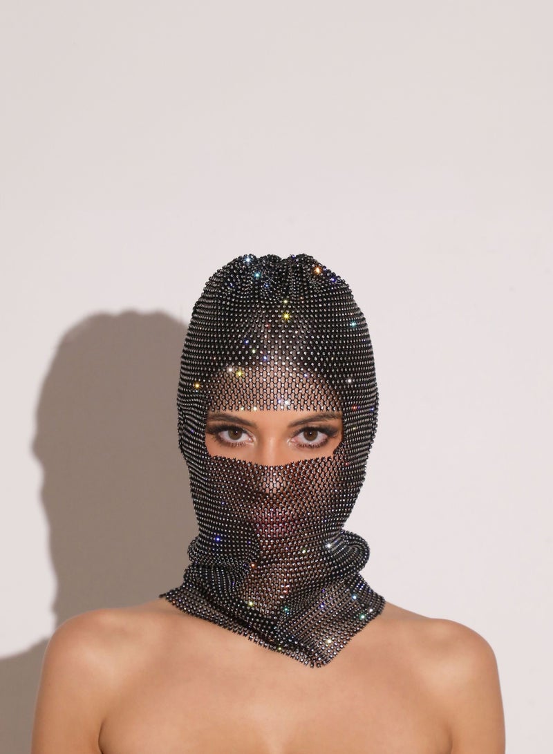 New Music Festival Personalized Hollow Diamond Headmask,Sunscreen Full Face Mask - Image 3