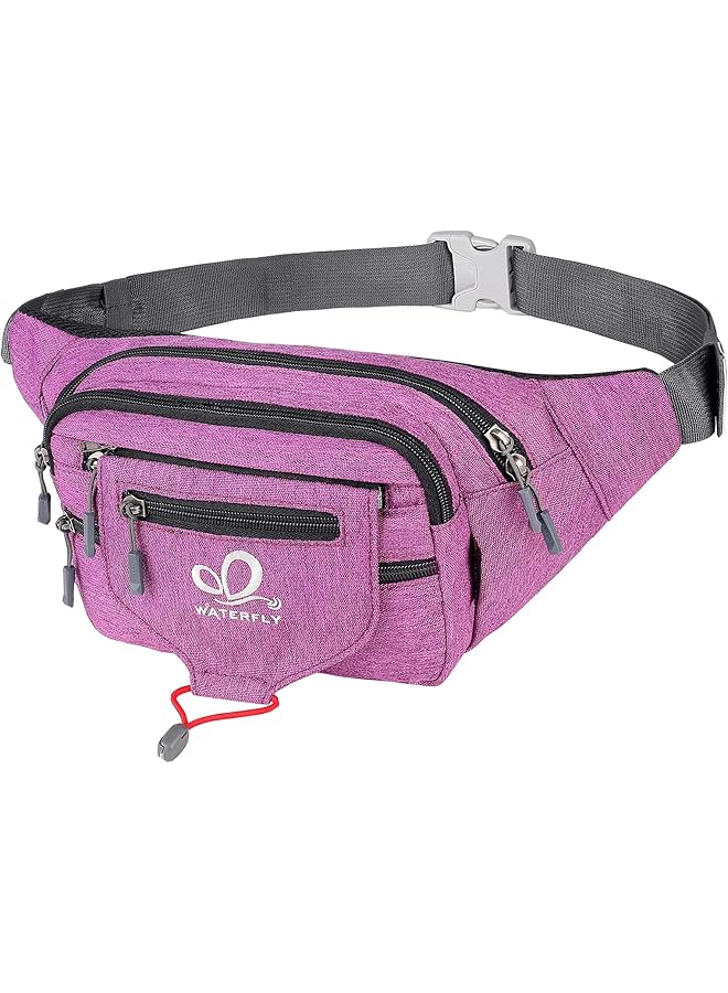 WATERFLY WATERFLY Waist Pack Fanny Pack for Men Women Large Bum Bag with Multi Pockets for Running Hiking Camping Workout Cycling  - Image 1