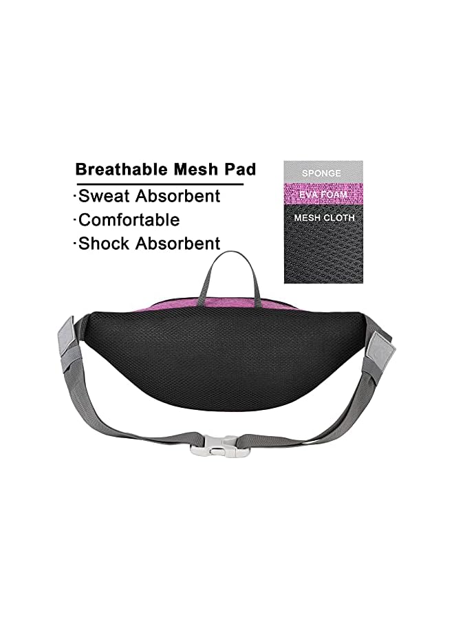 WATERFLY WATERFLY Waist Pack Fanny Pack for Men Women Large Bum Bag with Multi Pockets for Running Hiking Camping Workout Cycling  - Image 3