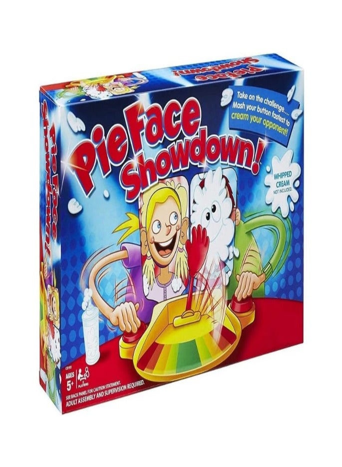 Pie Face Showdown Game - Double Pie Face Showdown Game, Cream Pie Slapping Machine for Kids Entertainment - Image 1
