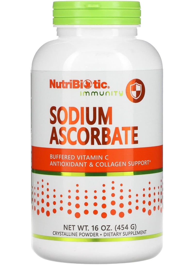 Nutribiotic Immunity, Sodium Ascorbate, Crystalline Powder, 16 oz (454 g)