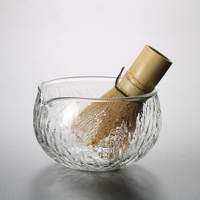 Japanese-Style Matcha Bowl With Mouth Glass Tea Bowl Ceramic Tea Set Accessories Song Dynasty Tea-Ordering Tools Tea-Making Baibenli - Image 5