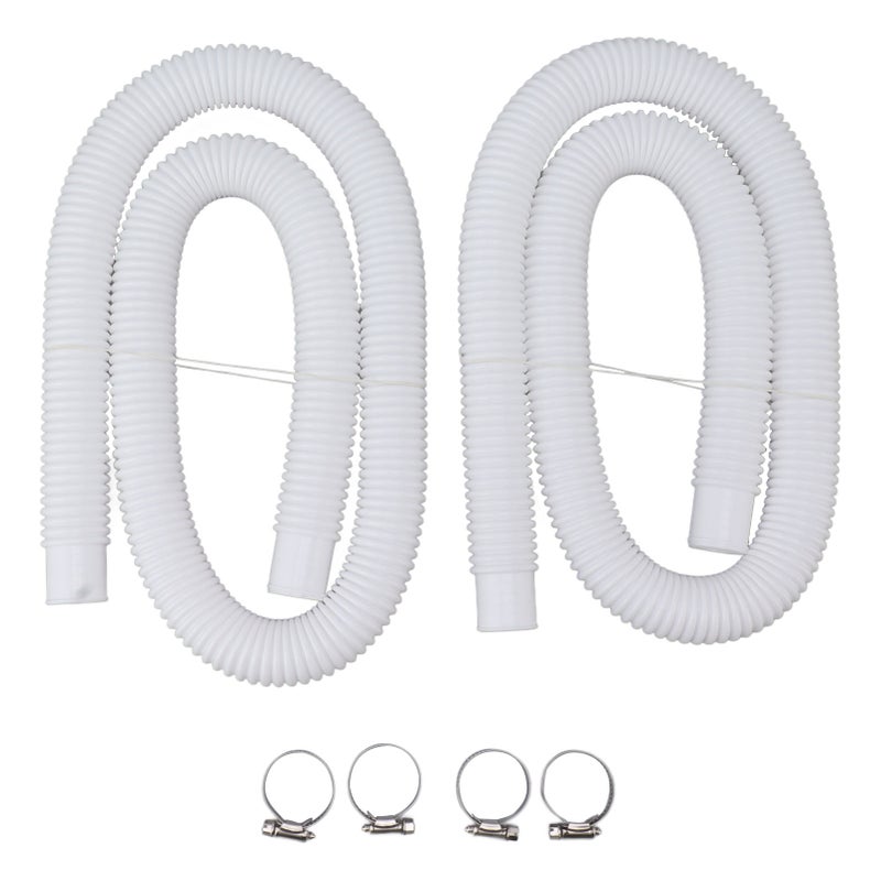 Swimming Pool Replacement Hoses with Clamps for 300 330 530 1000 Gallon Pool Pump - Image 3