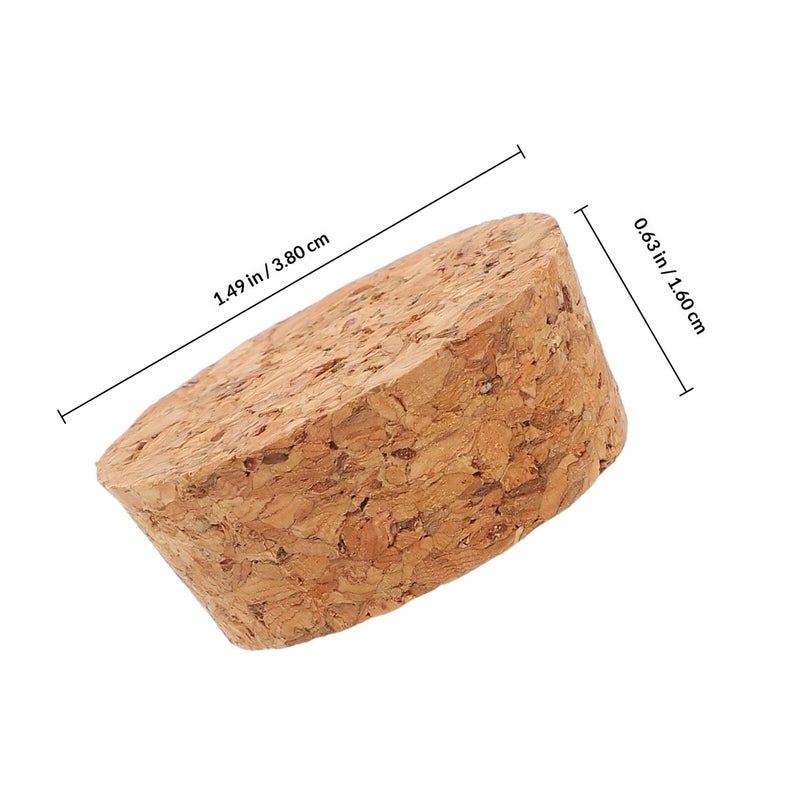 Natural Wood Cork Stoppers 20pcs For Wine Beer Bottles Leakproof Kitchen Bar Use - Image 3