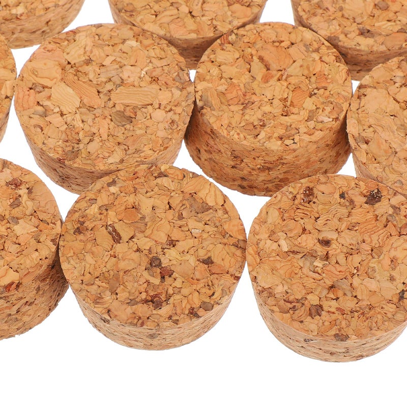 Natural Wood Cork Stoppers 20pcs For Wine Beer Bottles Leakproof Kitchen Bar Use - Image 4
