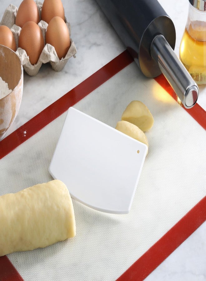 نيو ستار فود سيرفيس وعاء بلاستيكي ومكشطة عجين من نيو ستار فود سيرفيس، 3.75 بوصة × 5.75 بوصة، أبيض - Image 5