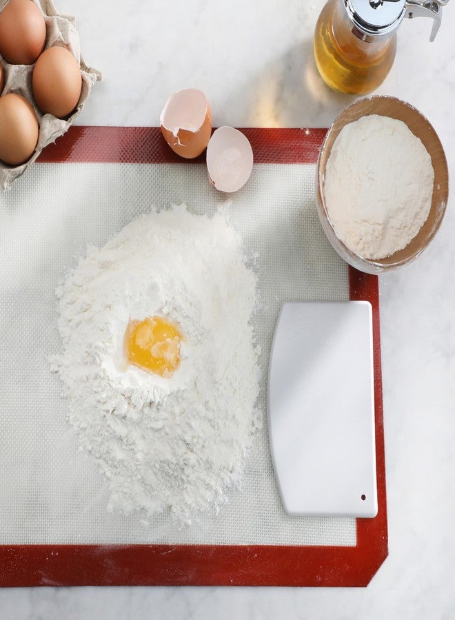 نيو ستار فود سيرفيس وعاء بلاستيكي ومكشطة عجين من نيو ستار فود سيرفيس، 3.75 بوصة × 5.75 بوصة، أبيض - Image 4