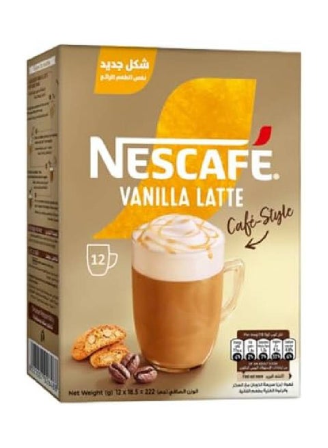 Gold Cappuccino Vanilla - 12 Sachets 18.5grams