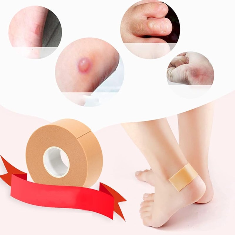 وسادات الوقاية من البثور شريط لاصق للقدمين لتخفيف الاحتكاك في أصابع القدم والكعب - Image 5
