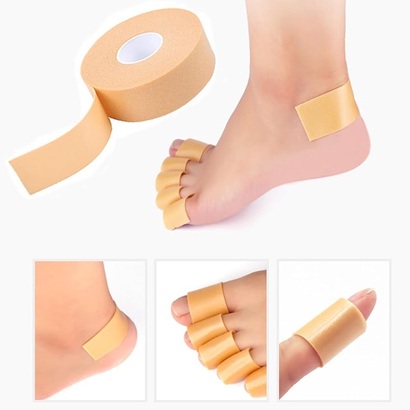 وسادات الوقاية من البثور شريط لاصق للقدمين لتخفيف الاحتكاك في أصابع القدم والكعب - Image 3
