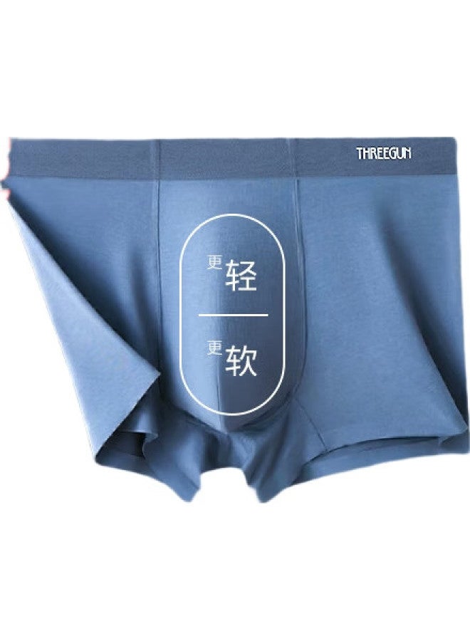 THREEGUN [Jian Series] Modal Men'S Underwear, Summer Boxer Briefs, Spring And Summer Seamless Shorts, Antibacterial Crotch - Image 3