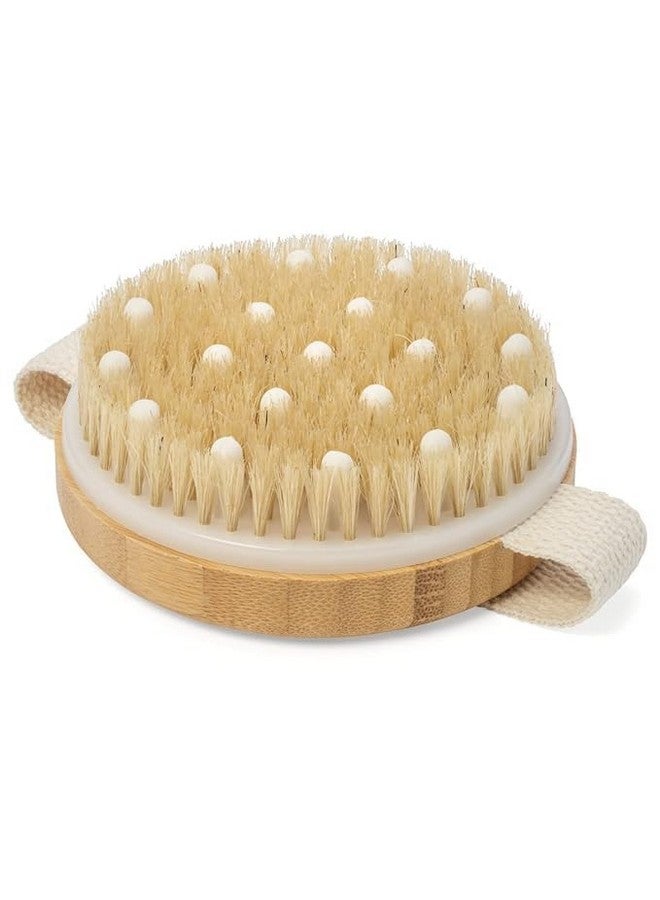 SHOPECOM Wooden Bath Brush for Dry brushing Wooden Shower Brush Body Exfoliator Dry Brush Bath Brush for Cellulite and Lymphatic, Improve Circulation, Stop Ingrown Hairs(1pc) - Image 2