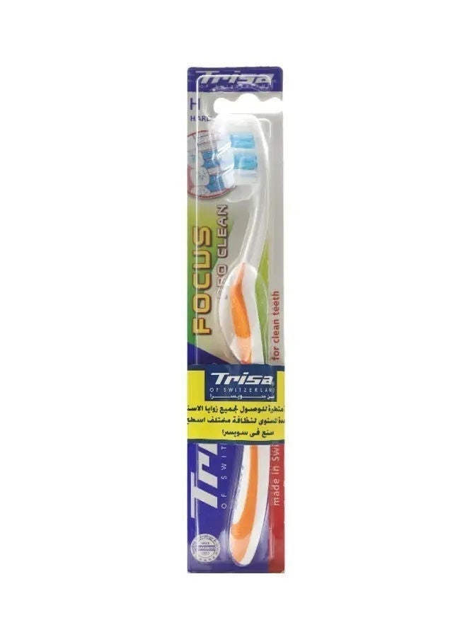 TRISA Focus Pro Clean Toothbrush, Hard