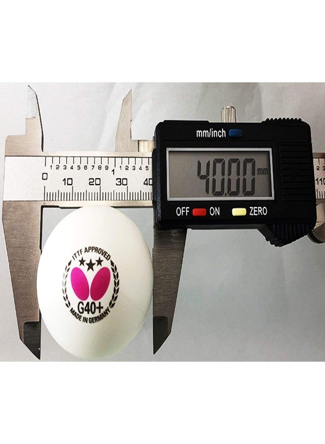 باترفلاي كرة باترفلاي جي 40+ ثلاثية النجوم (عبوة من 3 كرات)، أبيض - Image 5