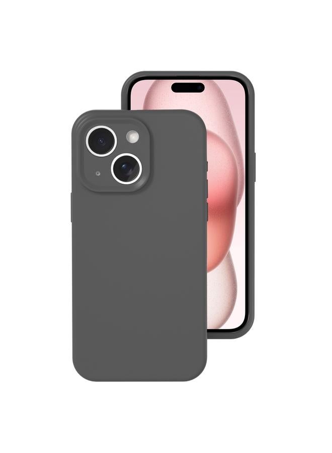 S-TOP Case For iPhone 15 Plus Precise Hole Liquid Silicone Jelly Color Full Coverage Phone Case - Image 1