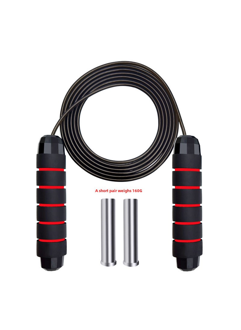 Generic - Kids Adult Fitness Jump Rope Steel Wire PVC Yiwu Red/with load/total length 3 m - Image 1