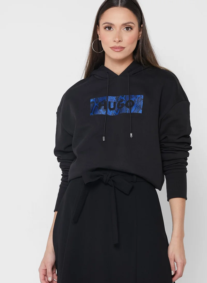 HUGO Drawstring Hoodie