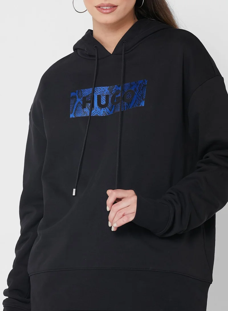 HUGO Drawstring Hoodie