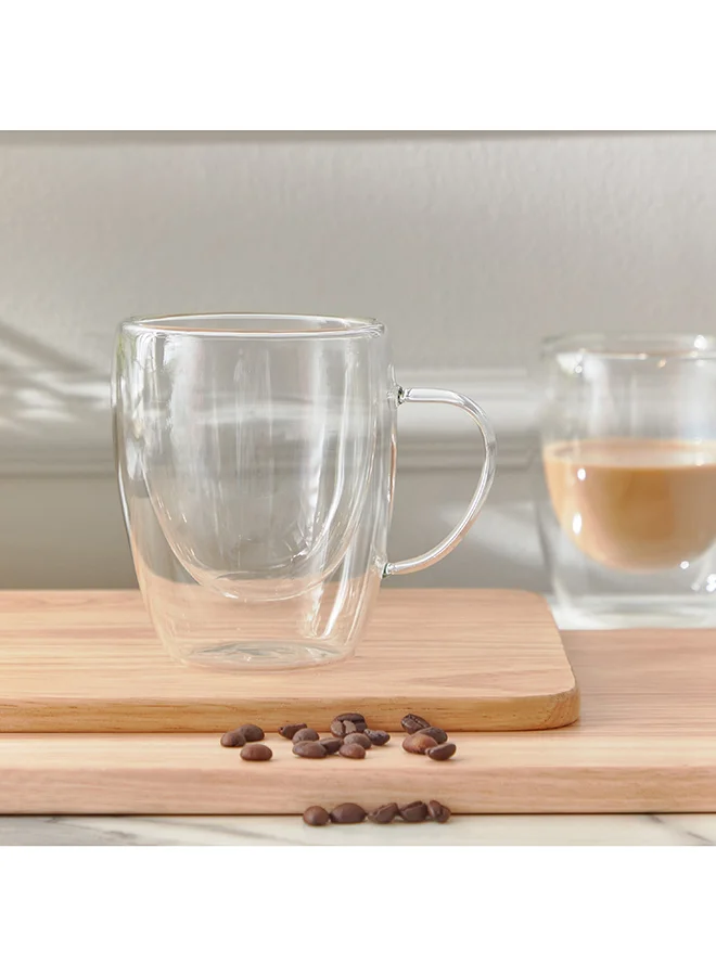 Home Box Sip Savor 2-Piece Double Wall Mug Set 300 ml
