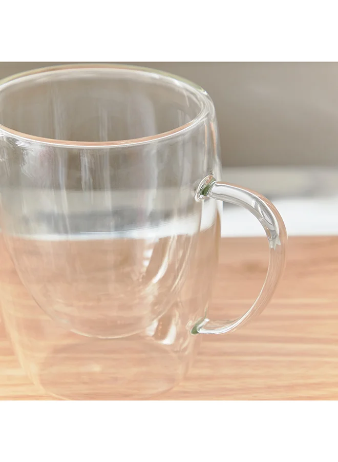 Home Box Sip Savor 2-Piece Double Wall Mug Set 300 ml
