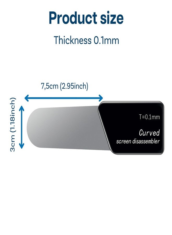 MMOBIEL 0.1mm Professional Ultra Thin Curved Stainless Steel Lever Repair Tool - Image 3