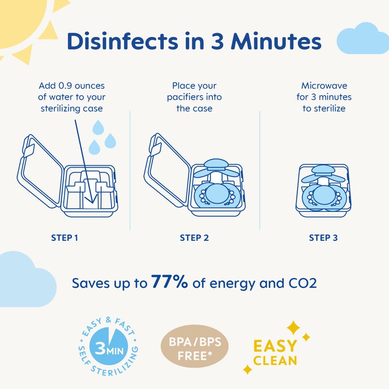 MAM Perfect Night Baby Pacifier, Patented Nipple, Glows in The Dark, 2 Pack, 16+ Months, Unisex - Image 5