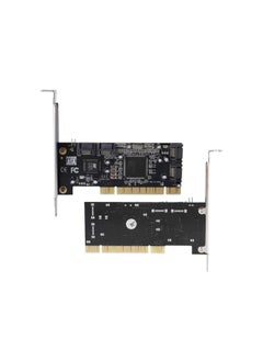 PCI to 4 Port SATA RAID Card, 1.5Gbps Sil3114 Computer Internal Chipset RAID Controller Card, Support for Windows 98SE/Me/2000/XP/NT 4.0/XP 64 bit/Vista/Linux/Netware OS