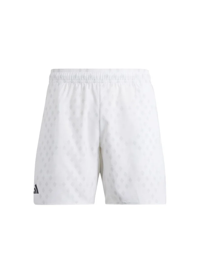 Adidas Adidas Club Graphshort White Shorts (1/4) Shorts For Men