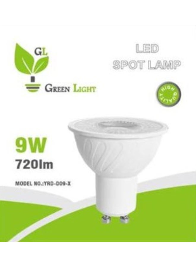 GREEN LIGHT GU10 LAMP 9W - Image 2
