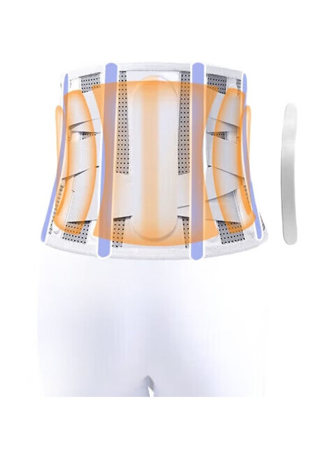 Valsace Medical Back Support Belt For Herniated Disc, Lumbar Muscle Strain, Lumbar Spine, Lumbar Support, Steel Plate Support, Size M - Image 3