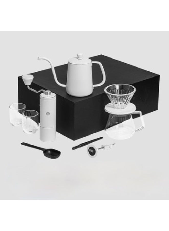 TIMEMORE Chestnut C5 Pour-Over Coffee Gift Set – Premium Edition (White) - Image 1