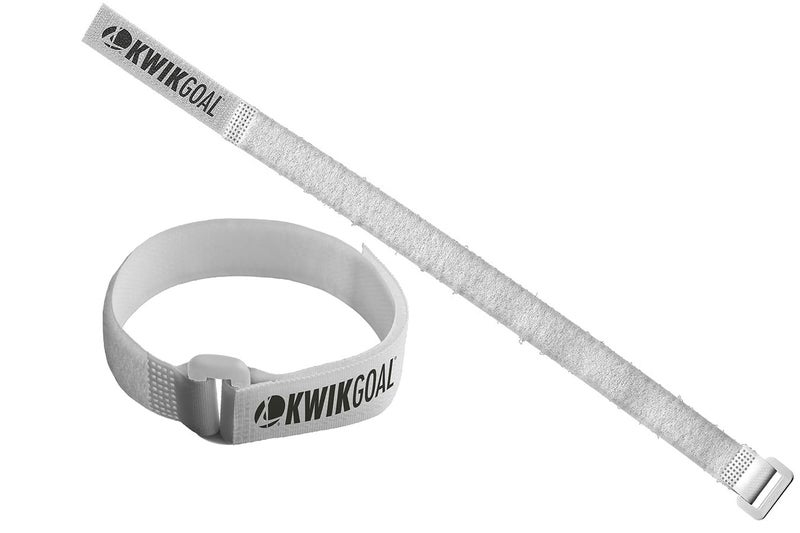 Kwik Goal أحزمة تثبيت الشبكة من كويك غول (عبوة من 30 حزام)، أبيض - Image 4
