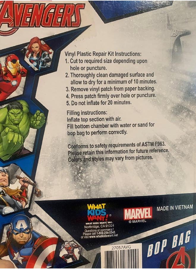 AVENGERS Avengers 36" Bop Bag - Styles May Vary  - Image 3
