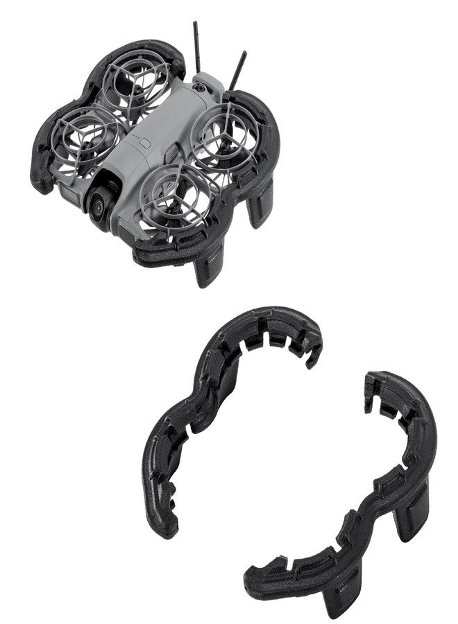 BTG Floating Propeller Guard Bumper for DJI Neo 2 Accessories Anti-Collision Prop Bumper Protective Cover Ring Impact Protectors(Black) - Image 1