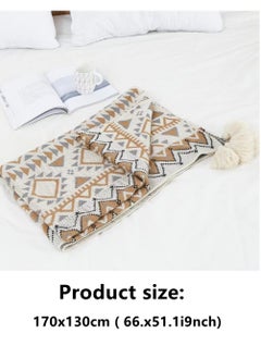 1-Piece Lightweight All Season Single Size Blanket Sofa Blanket Summer Blanket Acrylic Fiber 170x130 Centimeter - Multicolor - pzsku/Z25D3558BB344CB9FDFB3Z/45/_/1697632622/2c32d4a0-24de-4025-bf50-18d1db8f6026