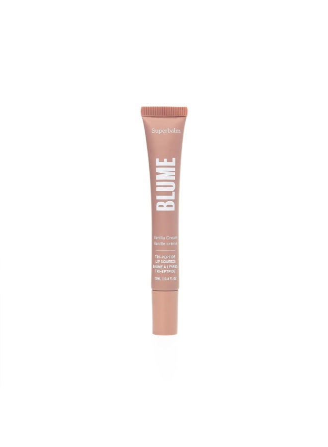 Blume Tri-Peptide Vanilla Lip Balm - Superbalm Lip Moisturizer with Shea Butter and Squalane to Deeply Hydrate & Heal Dry, Cracked Lips - Cruelty Free & Vegan Lip Plumper (0.4 Fl Oz) - Image 1