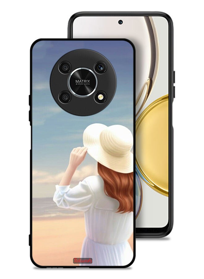 Tolwak Honor X30 5G Protective Case Cover Hat Girl Standing - Image 1